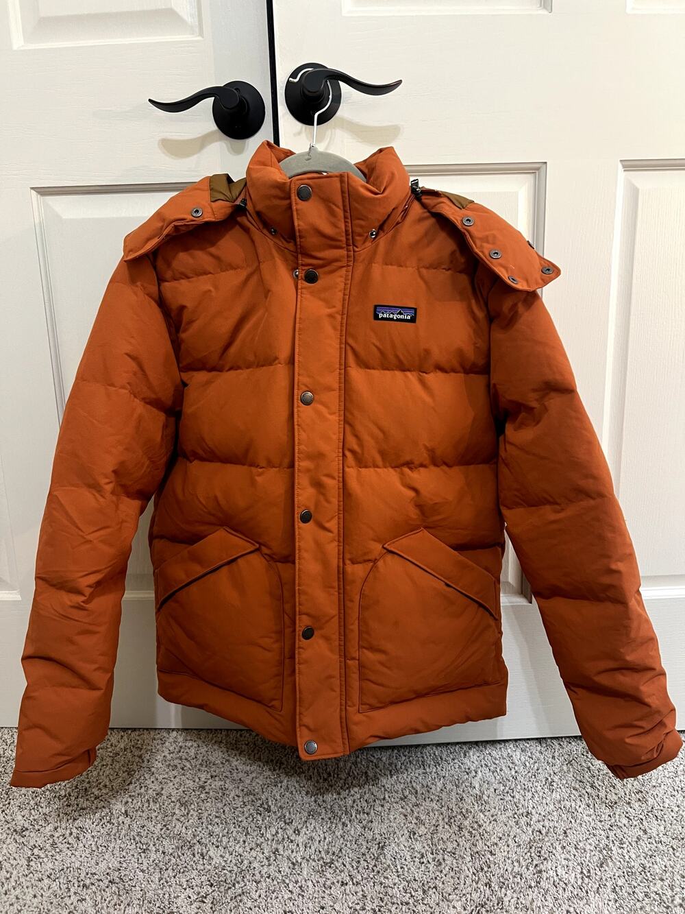 Patagonia Mens Downdrift Coat/Jacket Orange Small